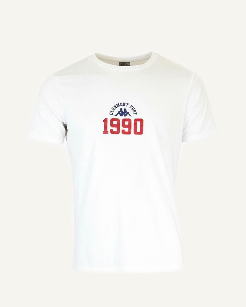 T-shirt blanc 1990 ENFANT CF63 x Kappa