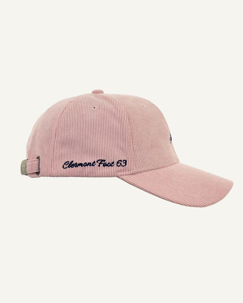 Casquette Rose Velours