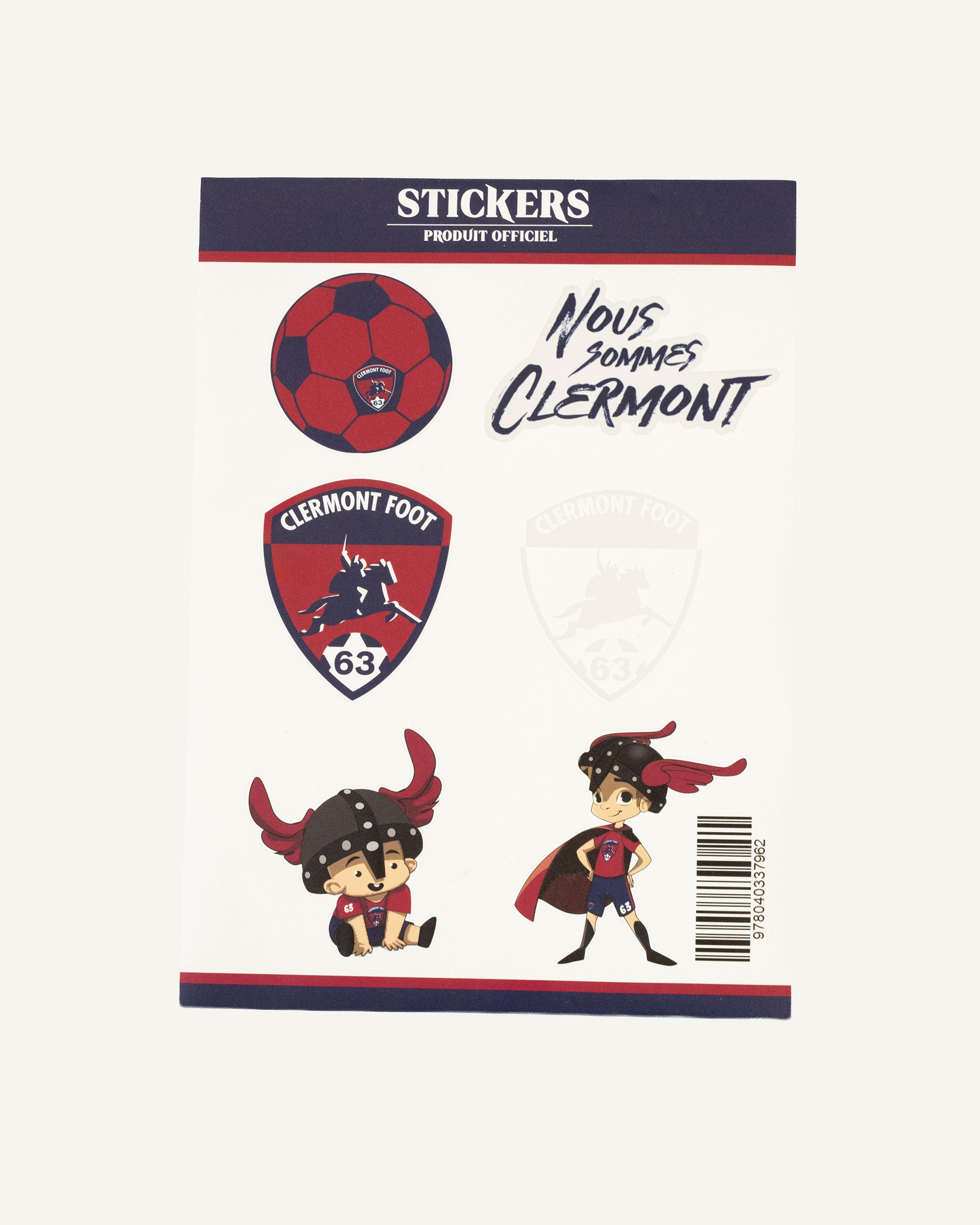 Planche de stickers