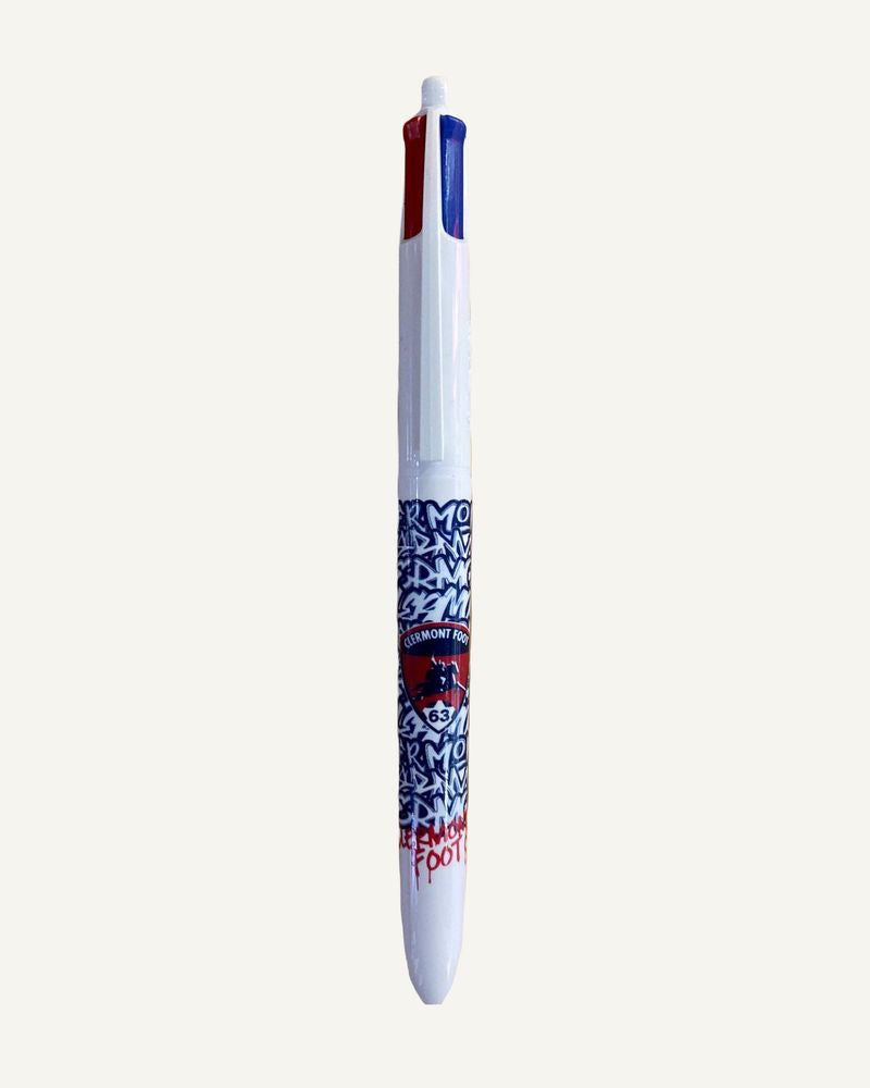 Stylo 4 couleurs BIC blanc CF63